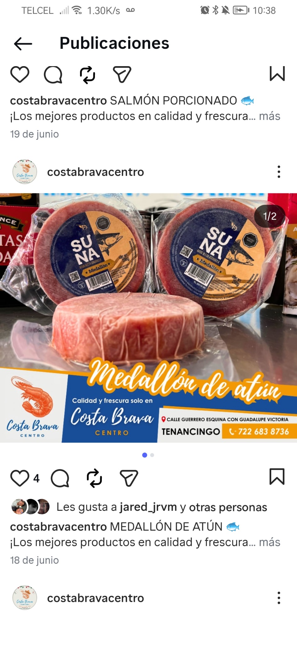 Medallón de atún